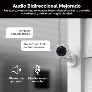 Wyze Cam OG Cámara de seguridad inteligente para el hogar con Wi-Fi de 1080p para interiores y exteriores con visión nocturna a color, foco integrado, detección de movimiento, audio de 2 vías | 1080p Wi-Fi camera for monitoreo - Image 5