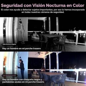 Wyze Cam OG Cámara de seguridad inteligente para el hogar con Wi-Fi de 1080p para interiores y exteriores con visión nocturna a color, foco integrado, detección de movimiento, audio de 2 vías | 1080p Wi-Fi camera for monitoreo - Image 4